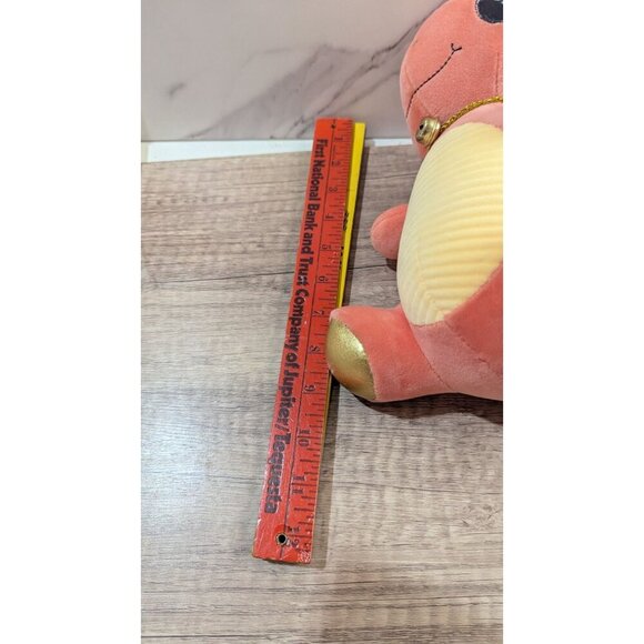 Adorable Pink Plush Dinosaur Toy 10" By Amuse Anime Doll Line - Picture 8 of 8